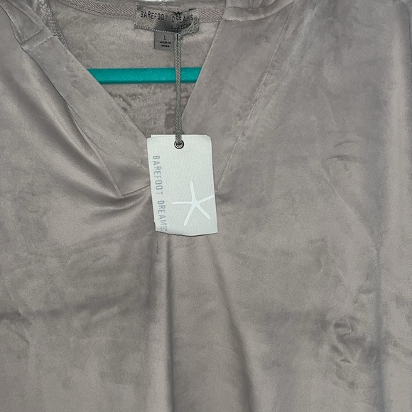 Barefoot dreams women’s lyses  hoodie, beach rock large New - Picture 2 of 4